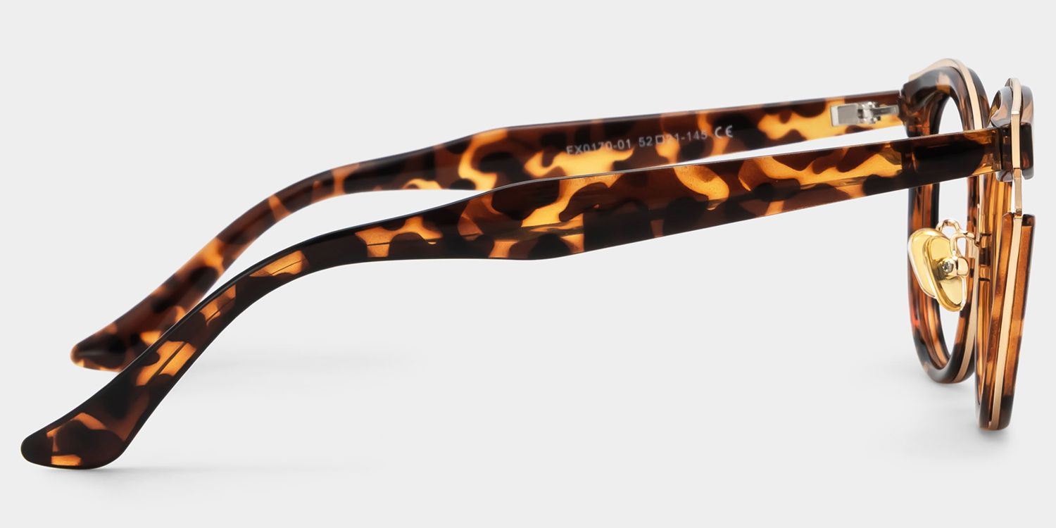 Laraine Cat Eye Tortoise Frame Glasses | ZEELOOL UK3