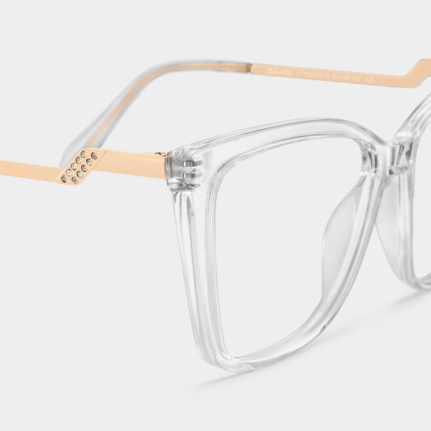 Corlette Square Crysta Eyeglasses and Glasses Frame4