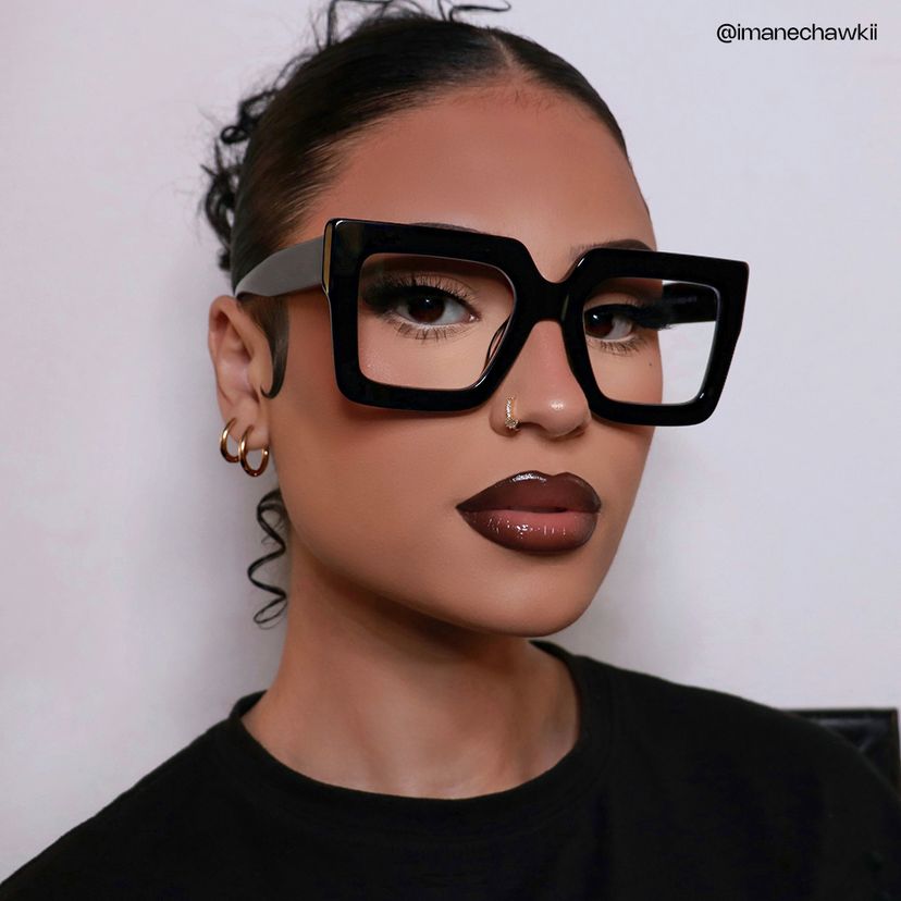 Brandon Black Square Glasses