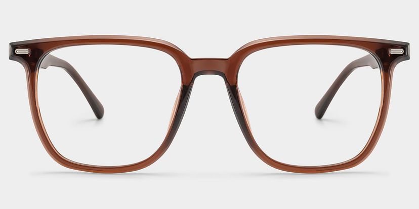 Jude Brown Square Glasses
