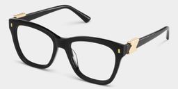 Mae Black Square Glasses2