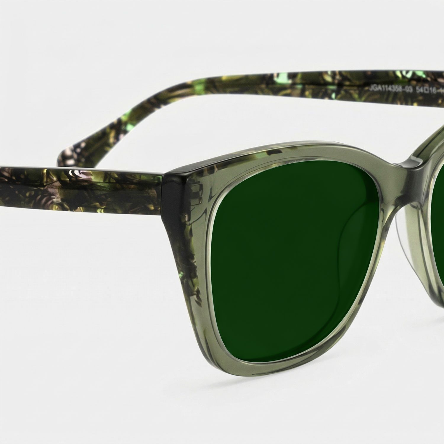 Maple Acetate Green Butterfly Frame Sunglasses | ZEELOOL UK4