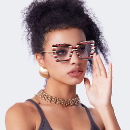 Poutine Multicolor Square Glasses6