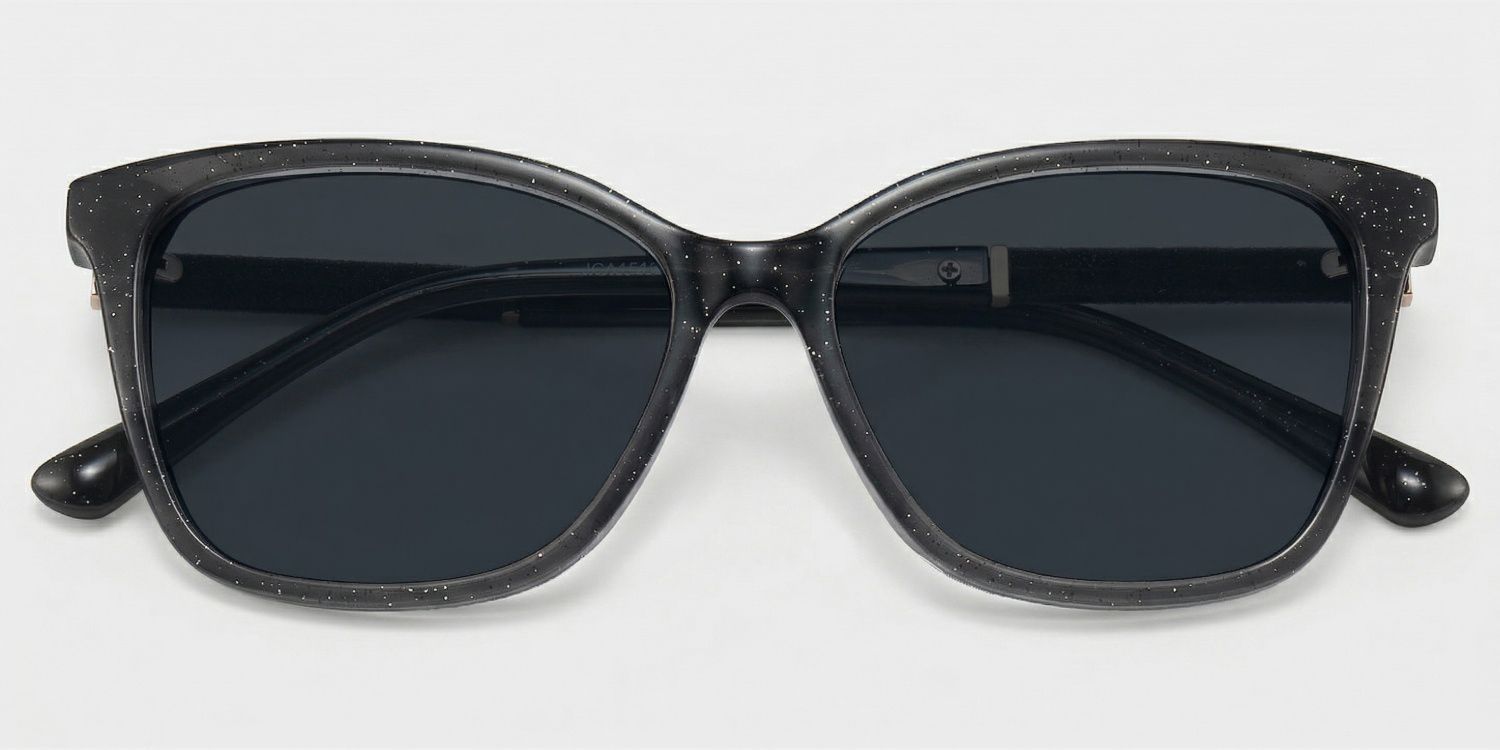Finnian Black Butterfly Polarized Sunglasses for Driving | ZEELOOL UK1