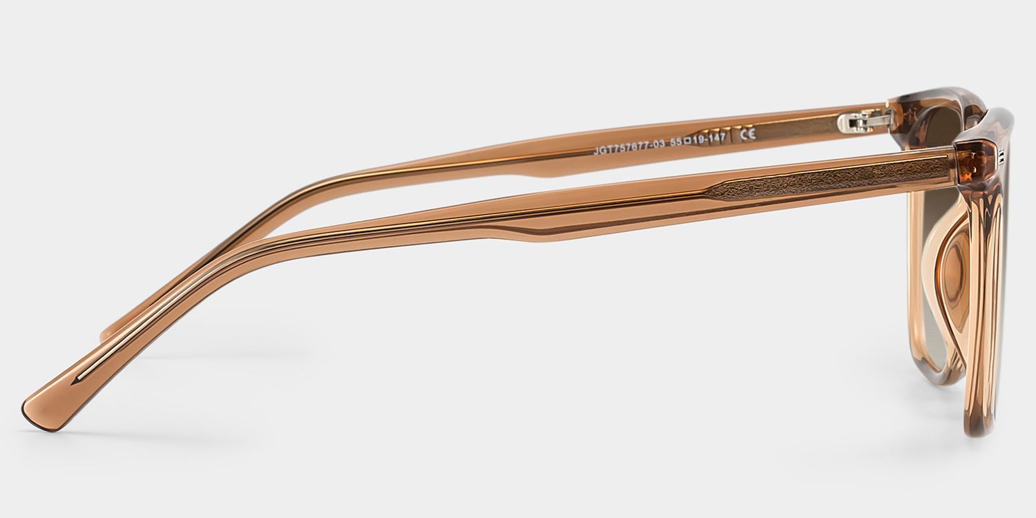 Eliza Tr90 Light Brown Frame Sunglasses | ZEELOOL UK3