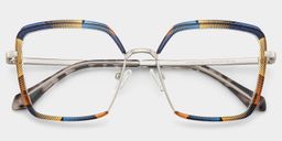 Cordaro Floral Square Glasses1