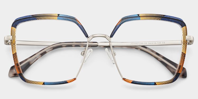 Cordaro Floral Square Glasses