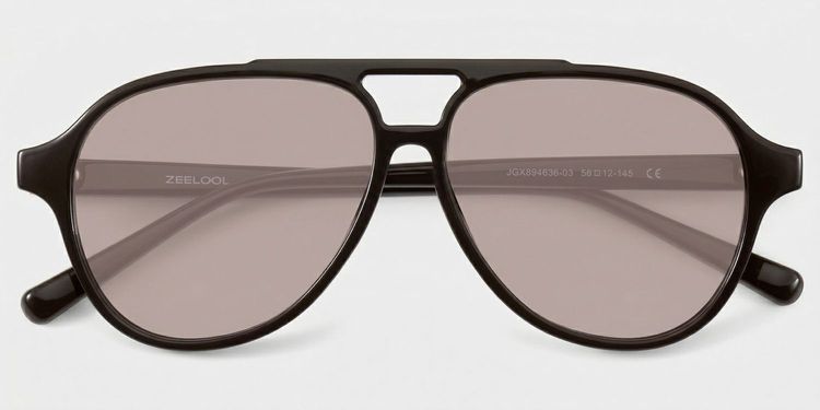 Drew Dark Brown Aviator Sunglasses