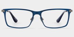 Alexander Blue Rectangle Glasses1