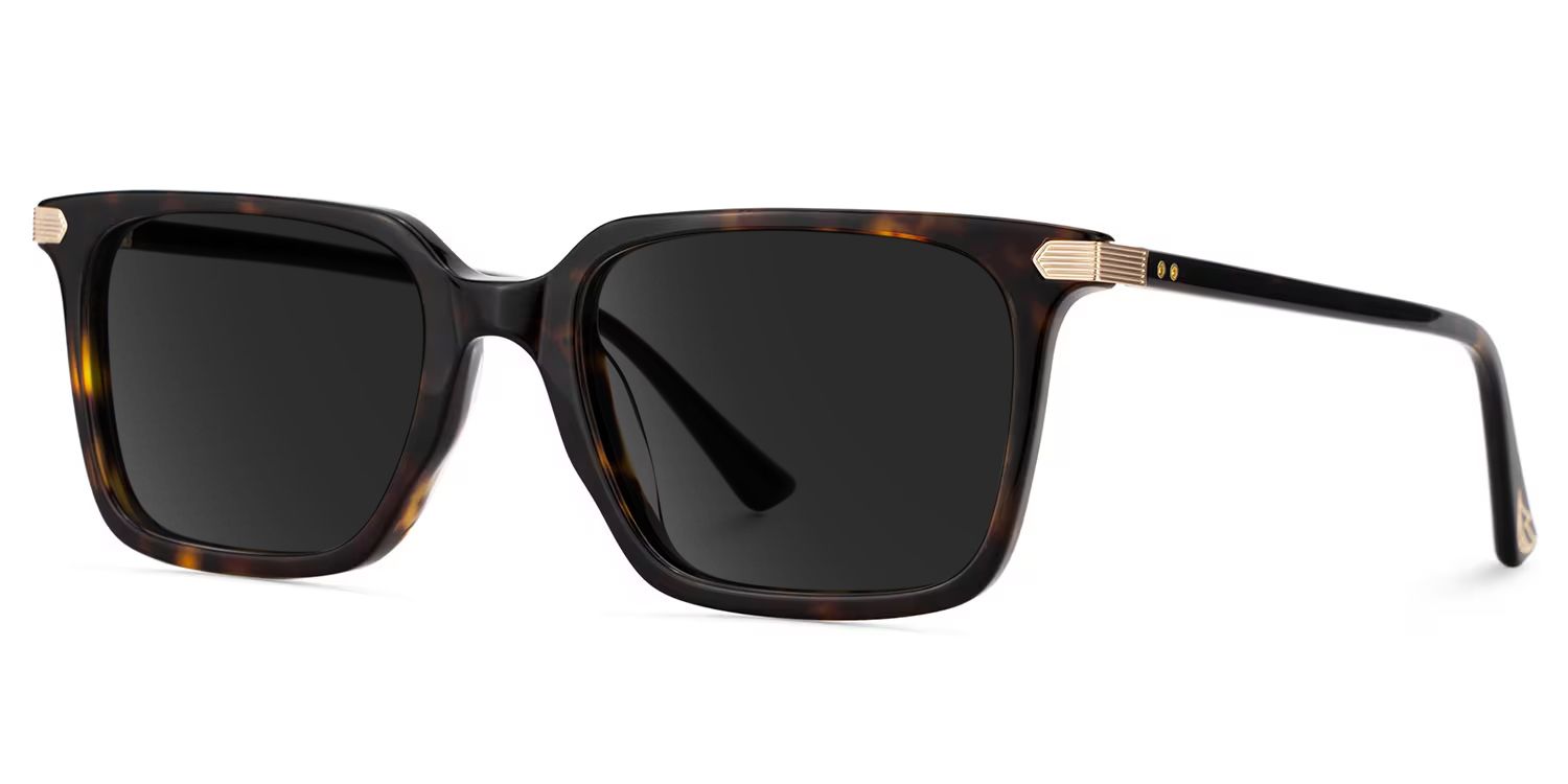 Goveo Rectangle Tortoise Sunglasses for Women & Men | ZEELOOL UK2