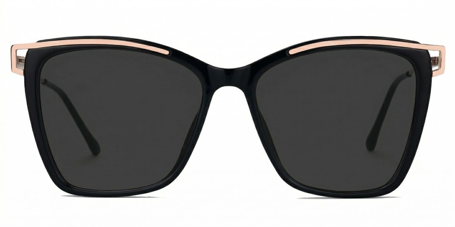 Krystle Mixed Black Square Frame Sunglasses | ZEELOOL UK0