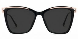 Krystle Black Square Sunglasses0