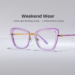 Rosalie Purple Butterfly Glasses0