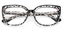 Fenn Black Tortoise Cat eye Glasses1