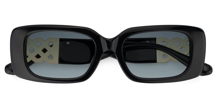 Jonas Black Rectangle Sunglasses