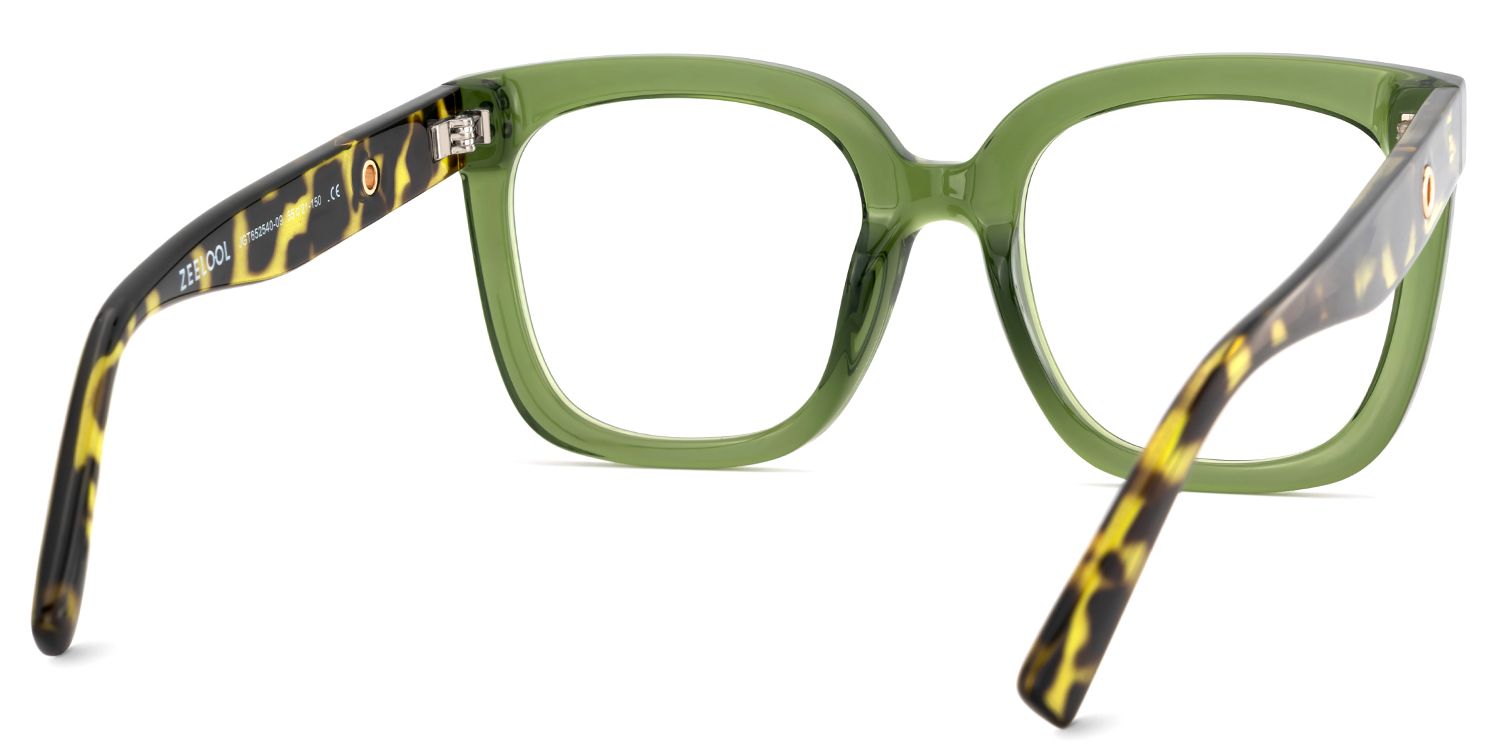 Women's Green Glasses With Square Shape6