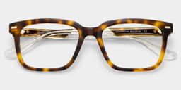 George Tortoise Rectangle Glasses2