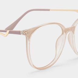 Chanty Pink Round Glasses4