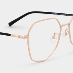 Bivins Gold Geometric Glasses4