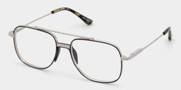 Poppy Black Aviator Glasses3