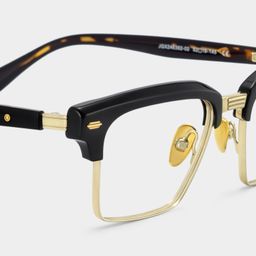 Landon Gold Browline Glasses5