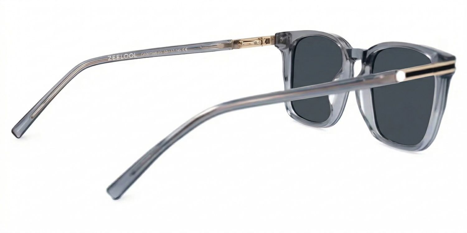 Kornelia Gray Frame Sunglasses with Square Style | ZEELOOL UK3