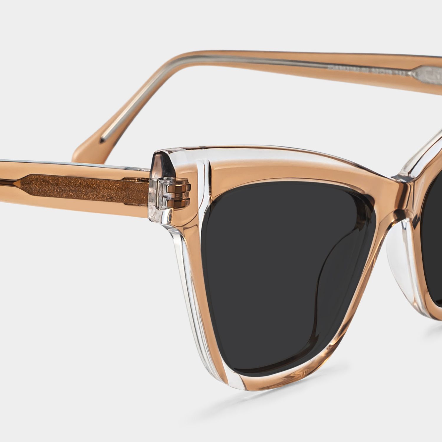 Saucie Cat Eye Brown Full Rim Sunglasses | ZEELOOL UK4