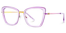 Rosalie Purple Butterfly Glasses3