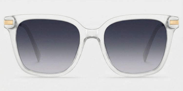 Jacqui Clear Rectangle Sunglasses