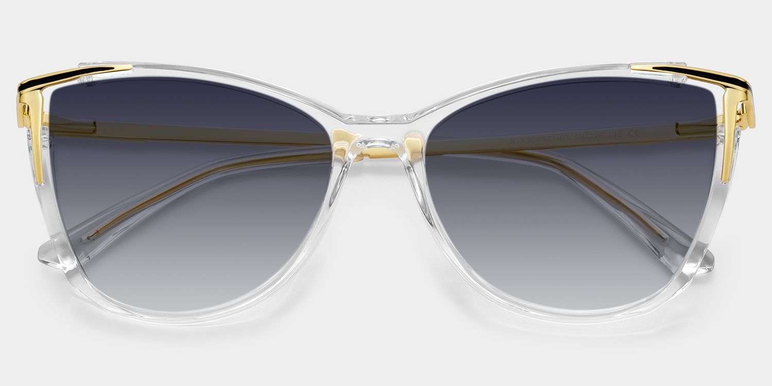 Yomary Mixed Clear Frame Sunglasses | ZEELOOL UK1