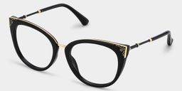 Dalton Black Cat eye Glasses2