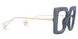 Latanya Blue Square Glasses2