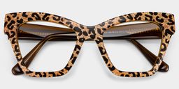 Ansyah Leopard Cat eye Glasses1