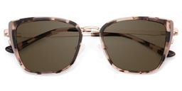 Juniper Tortoise Rectangle Sunglasses1