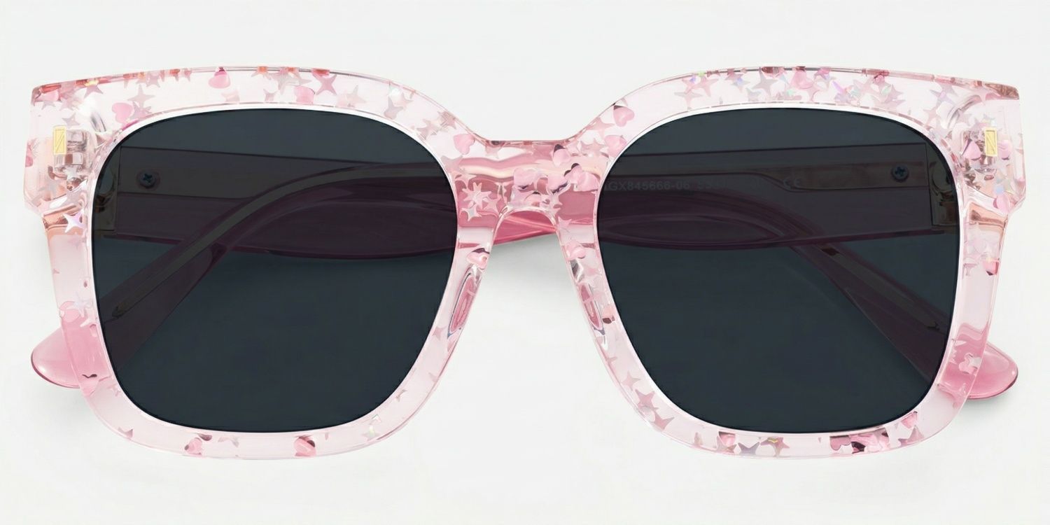 Scicluna Pink Square Sunglasses to Frame Your Face | ZEELOOL UK1