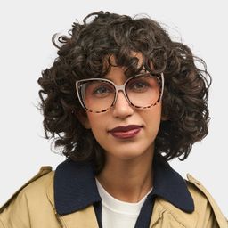 Fenn Tortoise Cat eye Glasses0