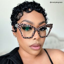 Ansyah Leopard Cat eye Glasses12