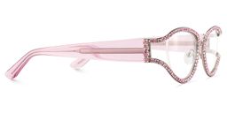 Star Pink Cat eye Glasses4