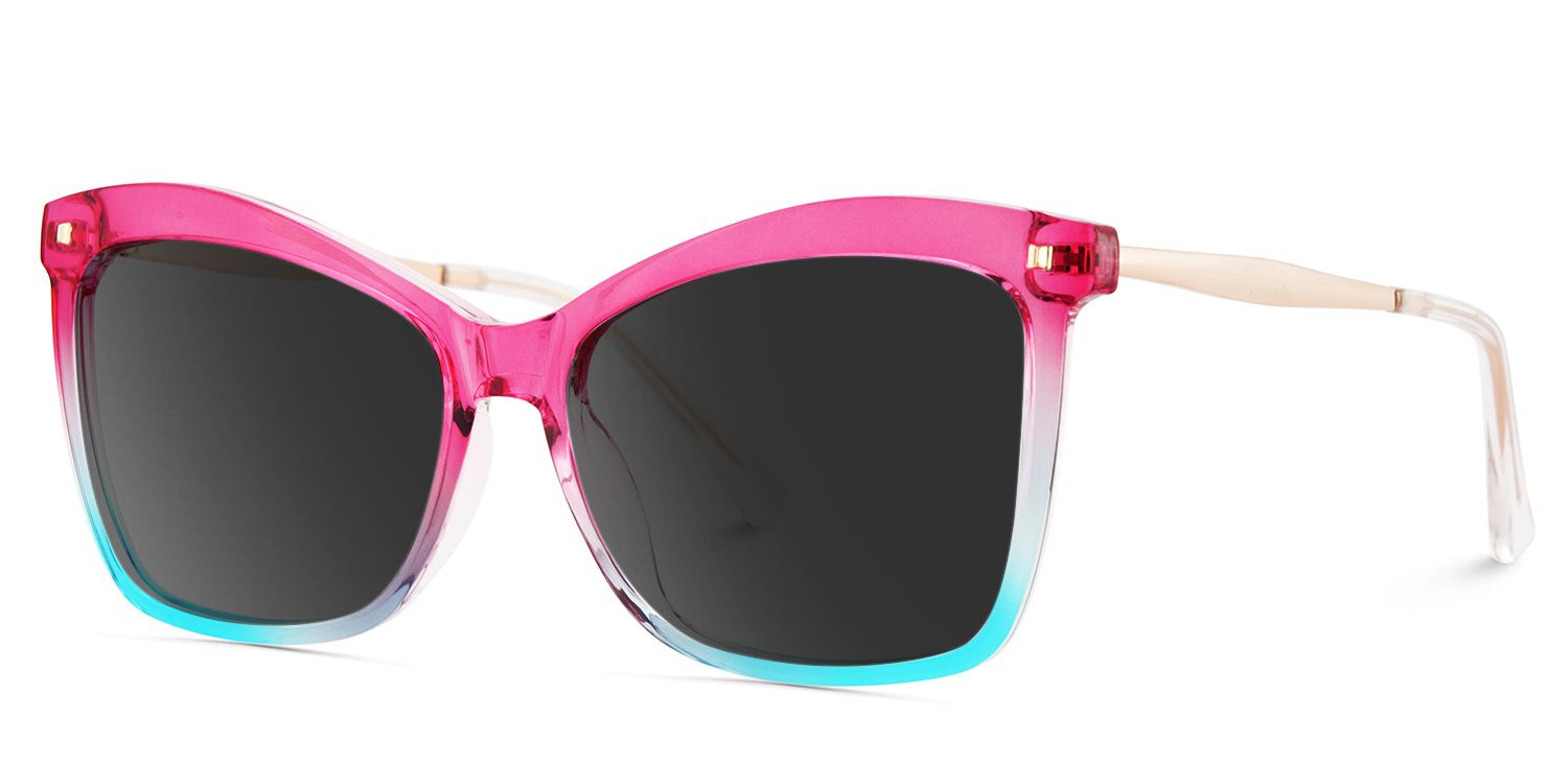 Isaebella Pink Blue Butterfly Sunglasses to Frame Your Face | ZEELOOL UK2