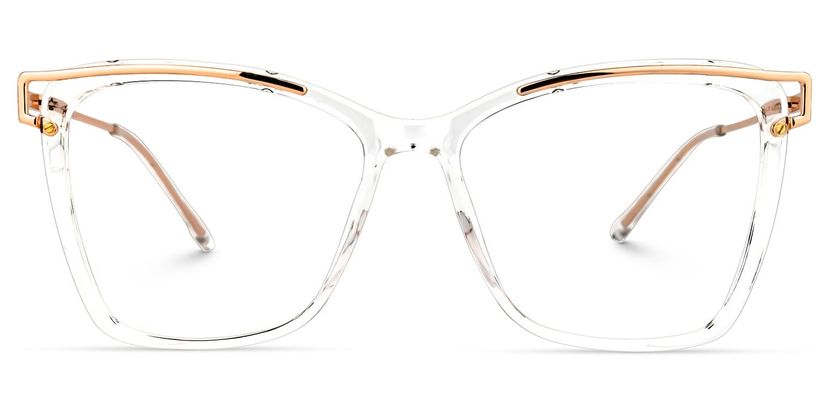 Krystle Clear Square Glasses
