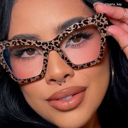 Ansyah Leopard Cat eye Glasses6