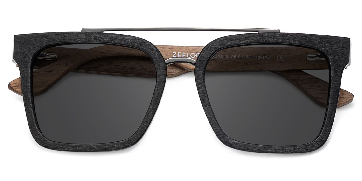 Pascal Aviator Black Sunglasses for Women & Men | ZEELOOL UK1