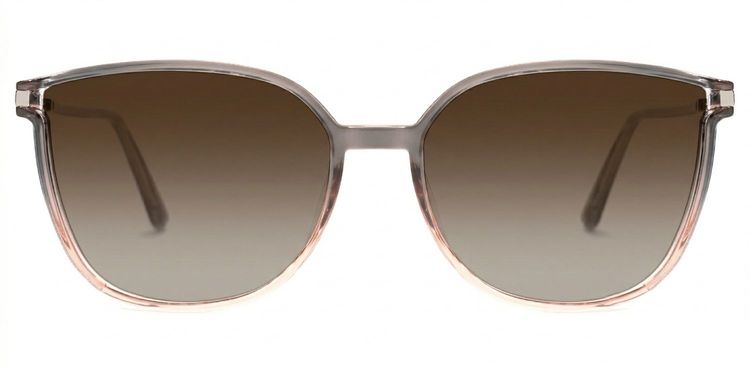 Rodz Gray-Pink Square Sunglasses