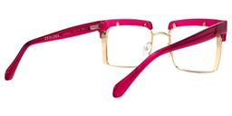 Kiana Bright-Pink Square Glasses3