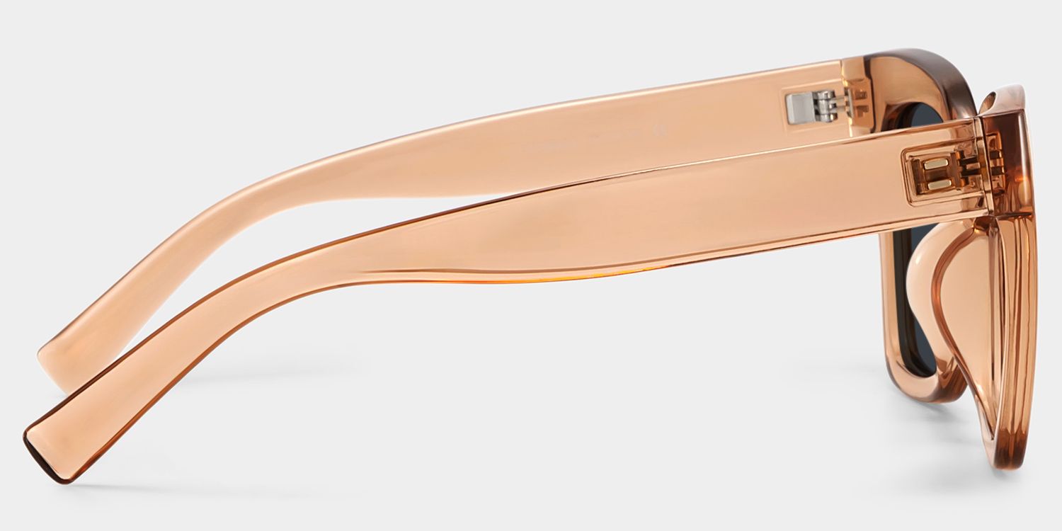 Malcolm Square Beige Sunglasses for Women & Men | ZEELOOL UK3