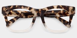 Tandy Light-Tortoise Square Glasses1