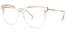 Krystle Clear Square Glasses4