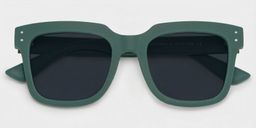 Liizbeett Green Square Sunglasses1