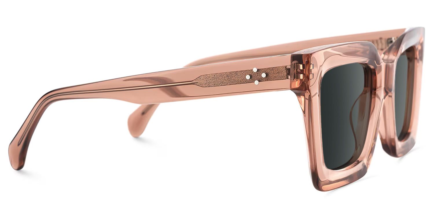 Lobo Tr90 Beige Square Frame Sunglasses | ZEELOOL UK3