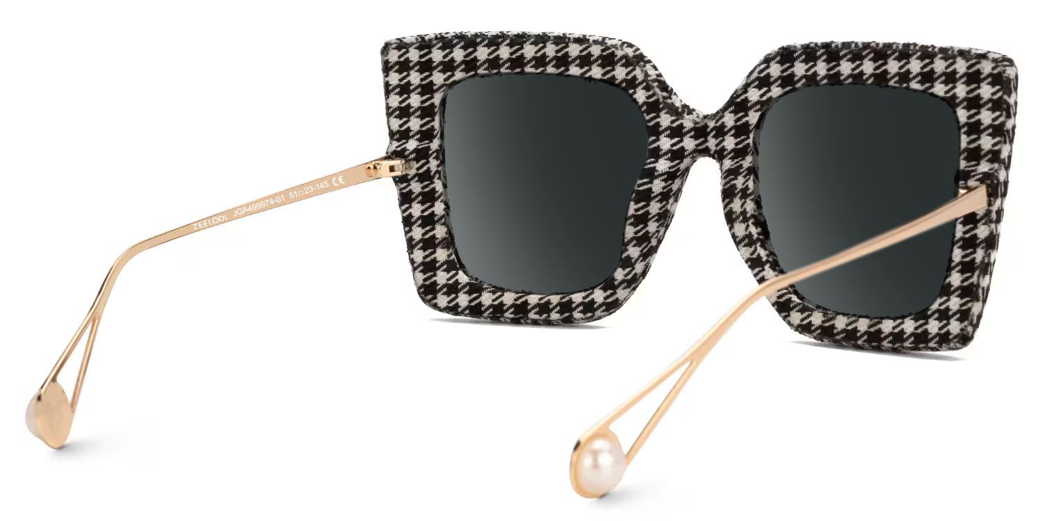 Latanya Two-Tone Frame Sunglasses with Square Style | ZEELOOL UK3